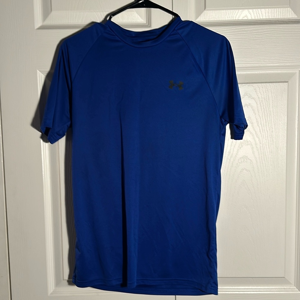 Under Armour Blue Athletic Tee Mens Size Small